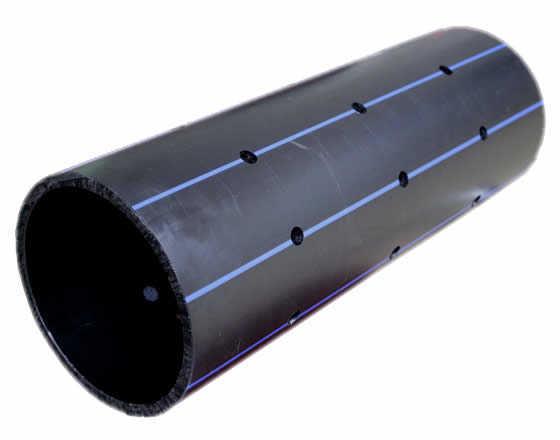 40mm Pn 10 Hdpe Perforated Pipe Best, Perforated Underground Drainage Pipe